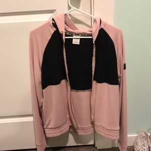 Victoria’s Secret pink zip-up sweatshirt